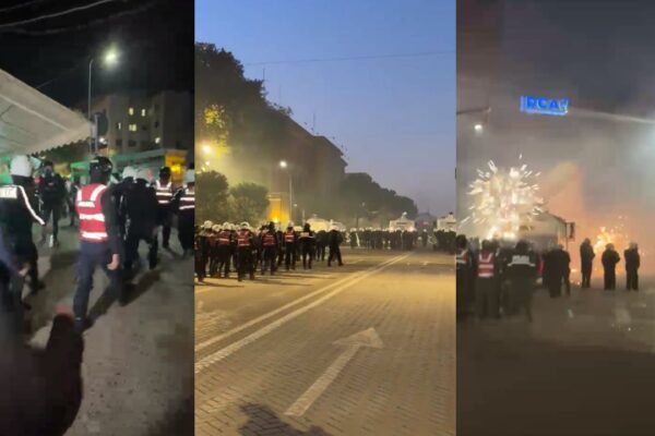 Dita e 7-ë, protestuesit sulmojnë me molotovë dhe mjete piroteknike, policia kundërpërgjigjet me ujë dhe gaz lotsjellës