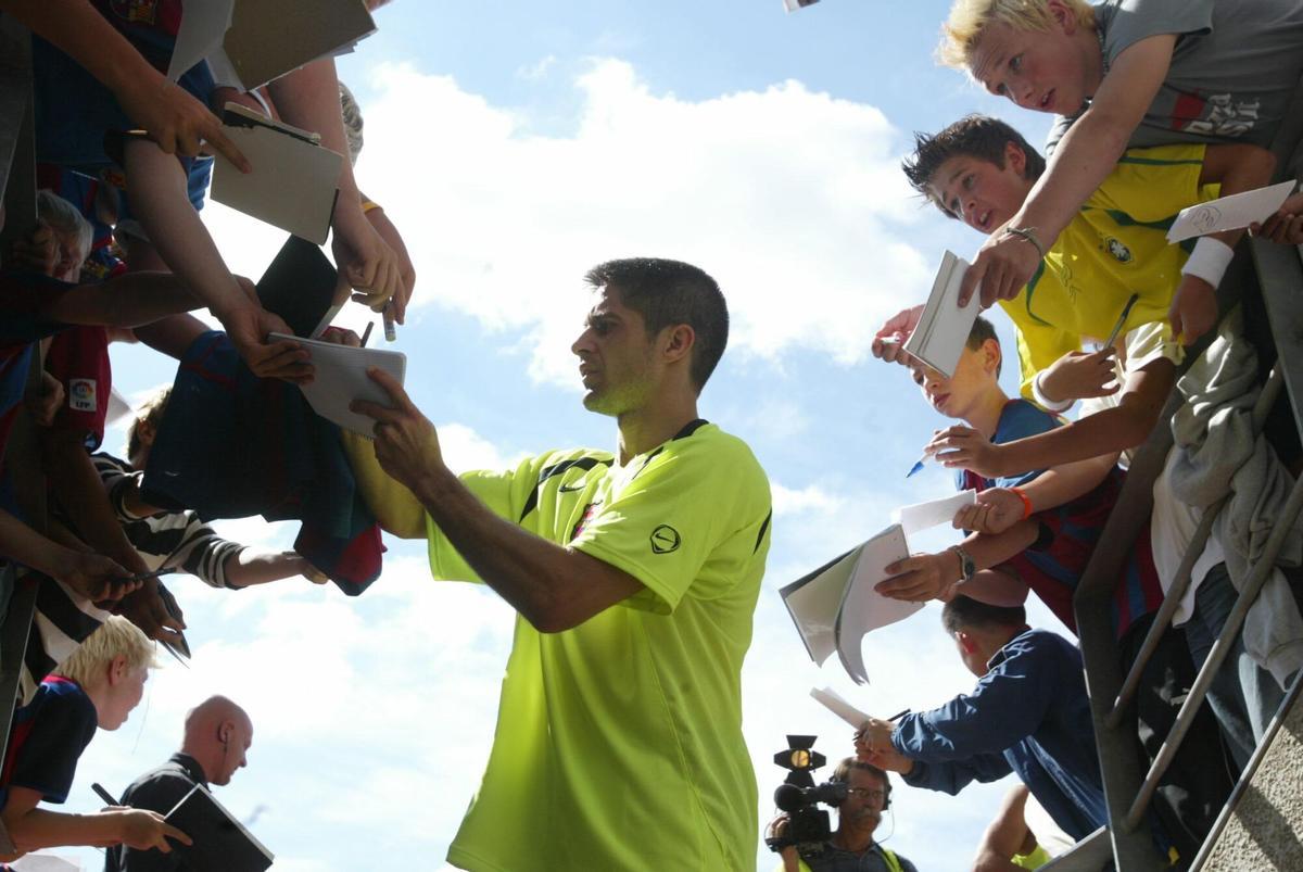 Sylvinho, durante una pretemporada