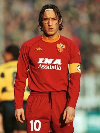 Francesco Totti. The King of Rome. The purest definition of veni, vidi, vici. The ancient city might be famous for its ruins, but Il Capitano's aesthetic also deserves its place in history.