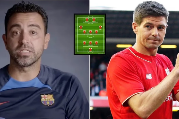 Xavi zgjodhi formacionin e tij ideal të të gjitha kohërave me lojtarë britanikë dhe pati disa befasi të mëdha në 11-she